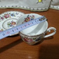 Английски костен порцелан сет за чай , снимка 6 - Антикварни и старинни предмети - 42868272