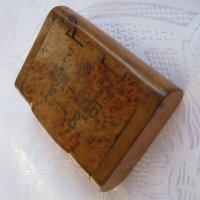 Стогодишна дървена кутия за цигари, снимка 3 - Антикварни и старинни предмети - 29185863