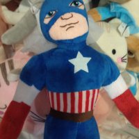 Хълк,Капитан Америка,Супермен,Спайдърмен или Железния човекплюшен,около 38-40см, снимка 6 - Плюшени играчки - 35048528