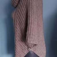 Топло пончо тип пуловер , снимка 4 - Якета - 44237207