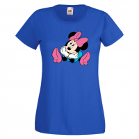 Дамска тениска Minnie Mouse 5 Подарък,Изненада,Рожден ден,, снимка 2 - Тениски - 36530772