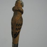 бастун с орел дърворезба, стар, снимка 5 - Други ценни предмети - 29731766