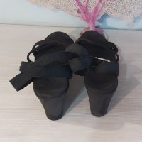 CROCS дамски сандали – черни, № 40, снимка 4 - Сандали - 40680391