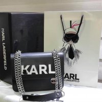 Дамска чанта Karl Lagerfeld, снимка 1 - Чанти - 32006881