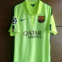 Barcelona Neymar Jr Nike 2014/2015 Third CL оригинална тениска фланелка Барселона Неймар размер L, снимка 2 - Тениски - 42801664