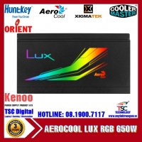 Захранване AeroCool PSU LUX RGB 750W ,RGB Addressable Bronze 88 % Нов , снимка 4 - Захранвания и кутии - 32068335