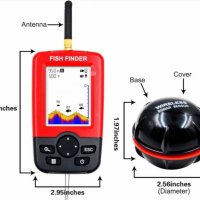 █▬█ █ ▀█▀ Fish Finder XJ-01 безжичен ехолот, Сонар за откриване на рибни пасажи!, снимка 12 - Такъми - 37399183