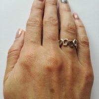 Сребърен пръстен , халка -  925 сребро, снимка 2 - Пръстени - 30684111