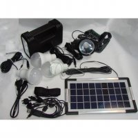 Соларна осветително-зарядна система GD Light GD-8007, снимка 2 - Къмпинг осветление - 30069160
