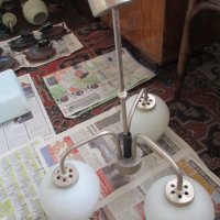 Полилеи, абажури, плафони и водонепроницаема лампа –всички винтидж ,работещи  и добре запазени, снимка 7 - Полилеи - 33861044