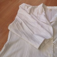 Бяла дамска риза с буфан ръкав, снимка 3 - Ризи - 44156938