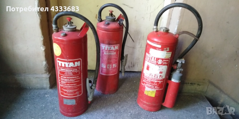 Пожарогасители различни видове , снимка 1