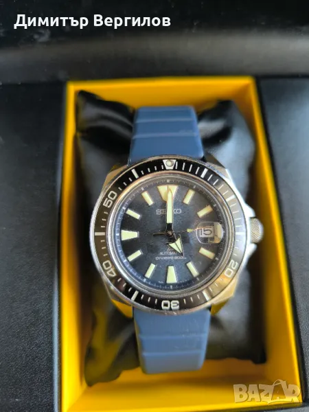 Seiko Samurai "save The Ocean" Dark Manta SRPF79K1, снимка 1