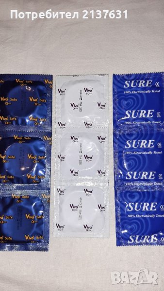 ПРЕЗЕРВАТИВИ  VIVA  u  SURE , снимка 1
