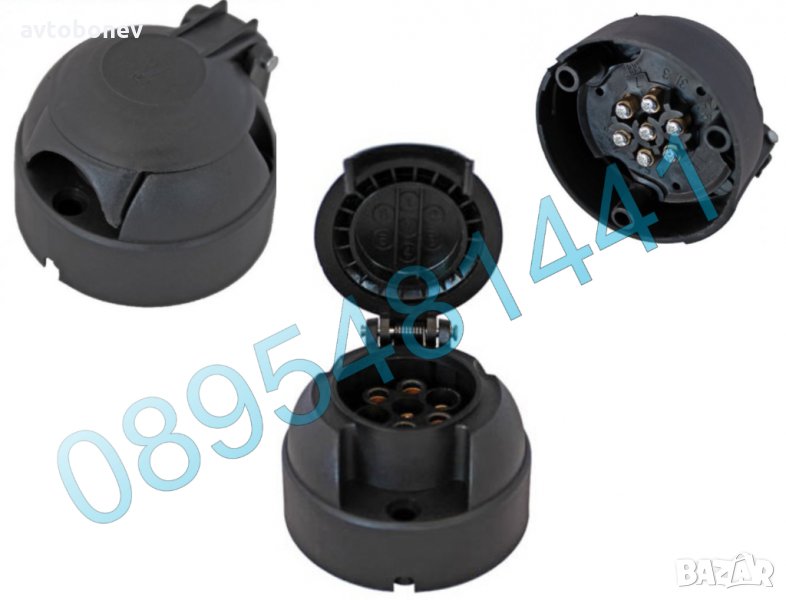 Букса за ремарке PVC-7pin(Eurostandart), снимка 1