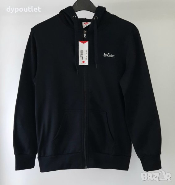 Lee Cooper - Дамски суичър с качулка Zip Thru Hoody, размер M , цвят - черен.   , снимка 1