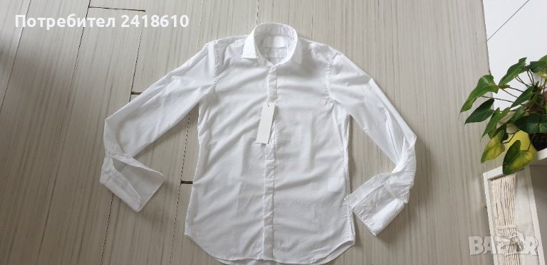 Hugo Boss Baldessarini Slim Fit Cotton 39/M 15 1/2 НОВО! ОРИГИНАЛ! Мъжка Риза!, снимка 1