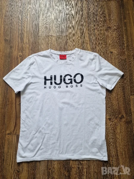 Страхотна мъжка тениска HUGO BOSS размер L , снимка 1