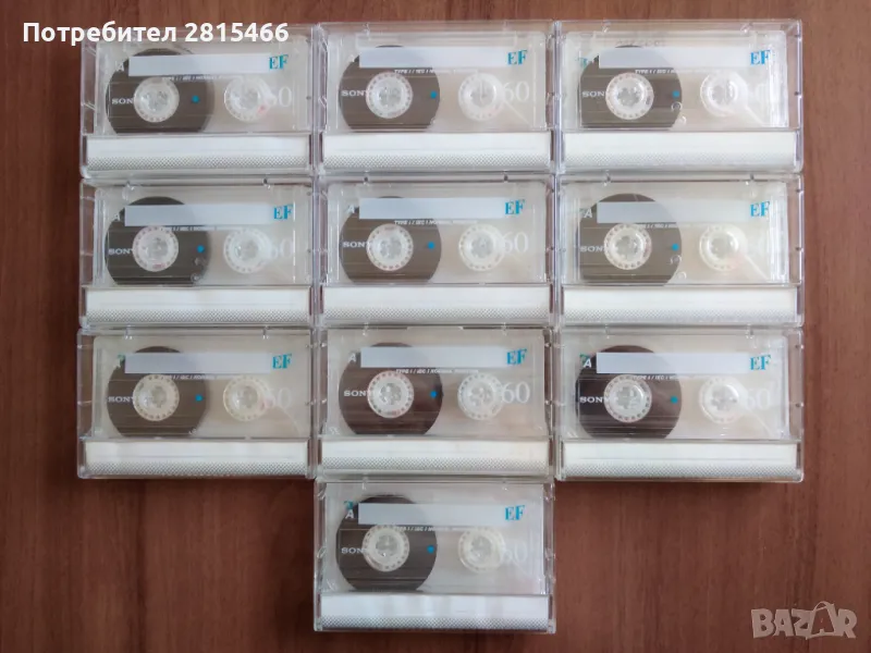ЛОТ 10бр. SONY EF C60, снимка 1