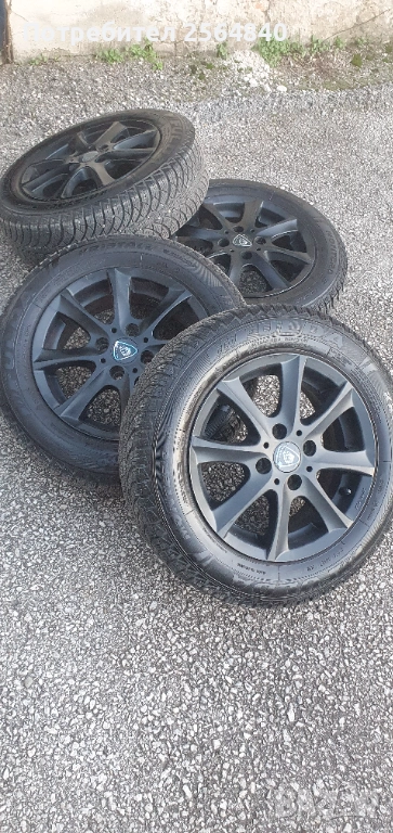 Ал.джанти с чисто нови гуми за Хонда Джаз, снимка 1