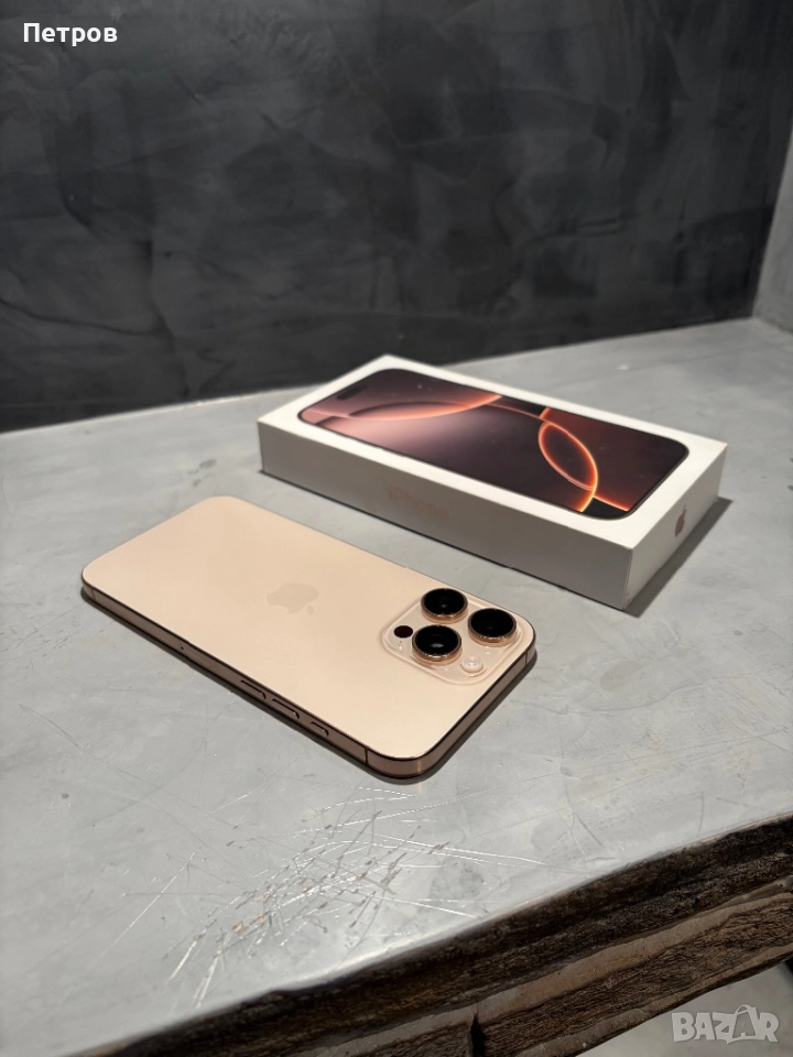 14 cycle! КАТО ЧИСТО НОВ Iphone 16 Pro Max 512 GB, снимка 1