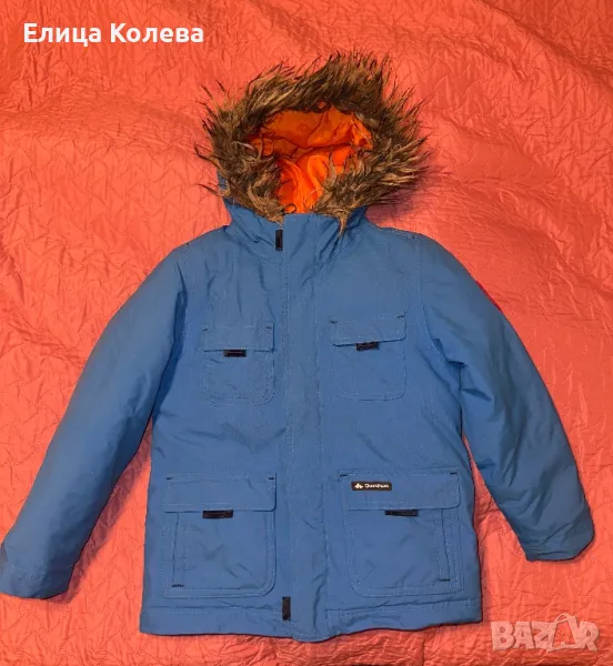 Качествено зимно яке Декатлон/ Quechua 5-6 г, снимка 1