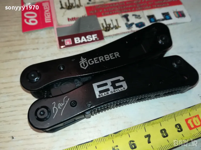GERBER-BEAR GRYLLS-КЛЕЩИ МЕТАЛНИ СГЪВАЕМИ 2002251916, снимка 1
