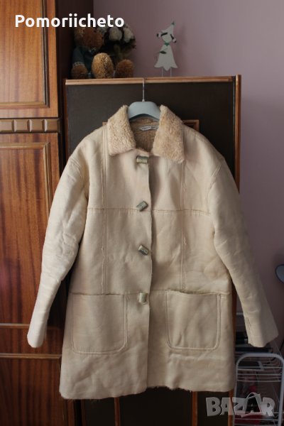 Леко палто имитация на кожа, снимка 1