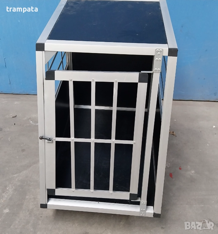 НАЙ ДОБРАТА ОФЕРТА Алуминиева Транспортна клетка за кучета , снимка 1