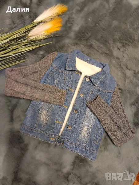 Дамско дънково яке, снимка 1