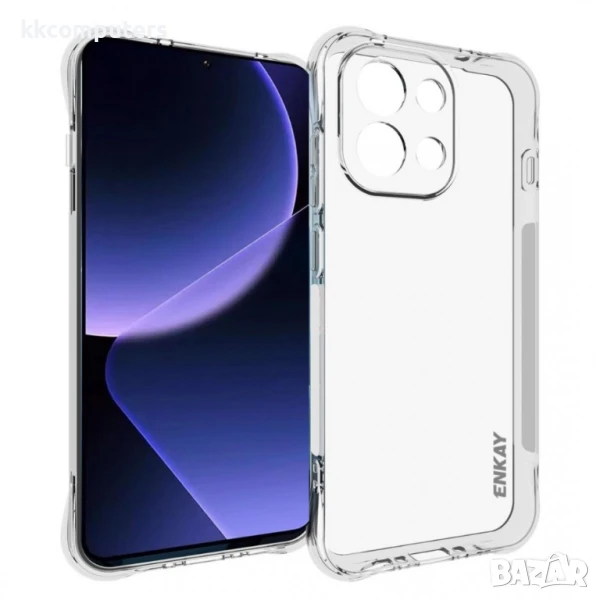 OnePlus 13s 5G / OnePlus 13T 5G Удароустойчив ENKAY Силиконов Калъф и Протектор, снимка 1