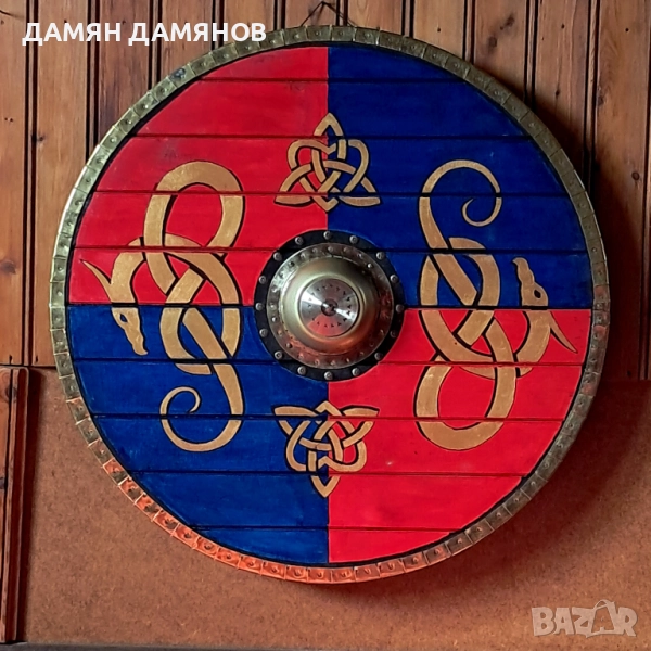 Нормандски щит-дървен, снимка 1