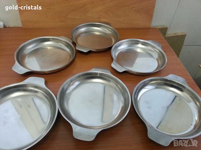 Стара българска алпака чинии, снимка 1