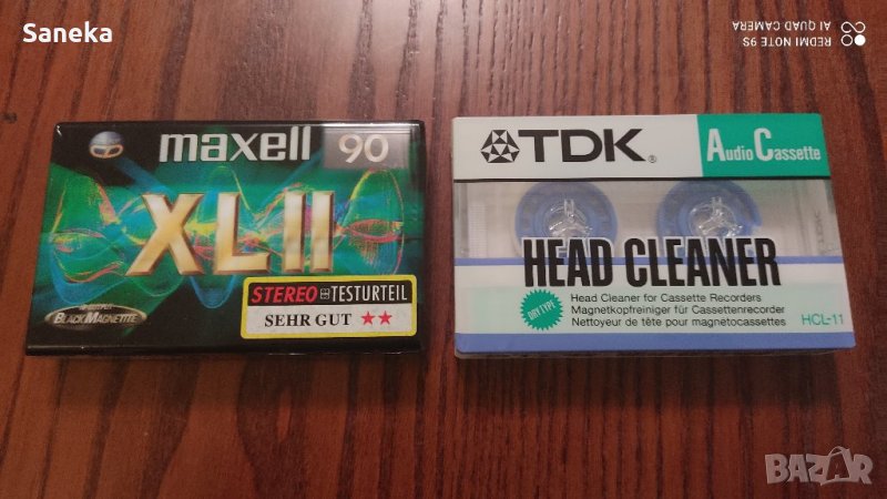MAXELL XL II 90,TDK HEAD CLEANER, снимка 1