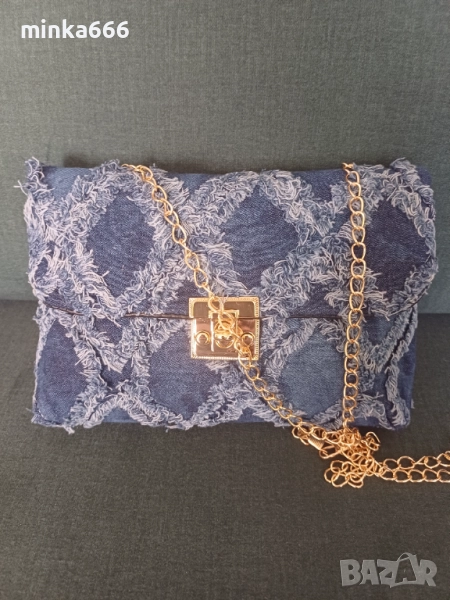 Дамска чанта от плътен деним., снимка 1