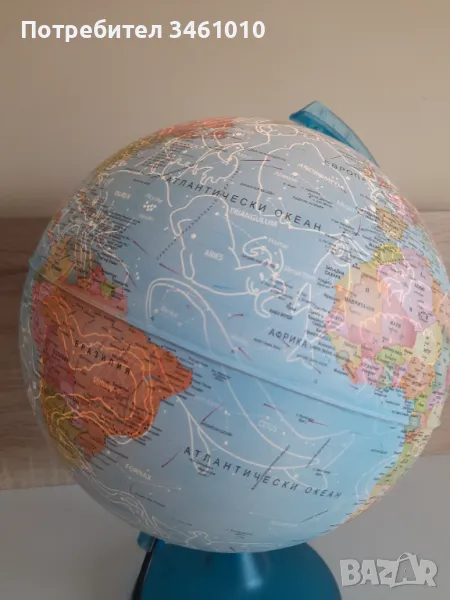 Глобус лампа голям със съзвездия, снимка 1