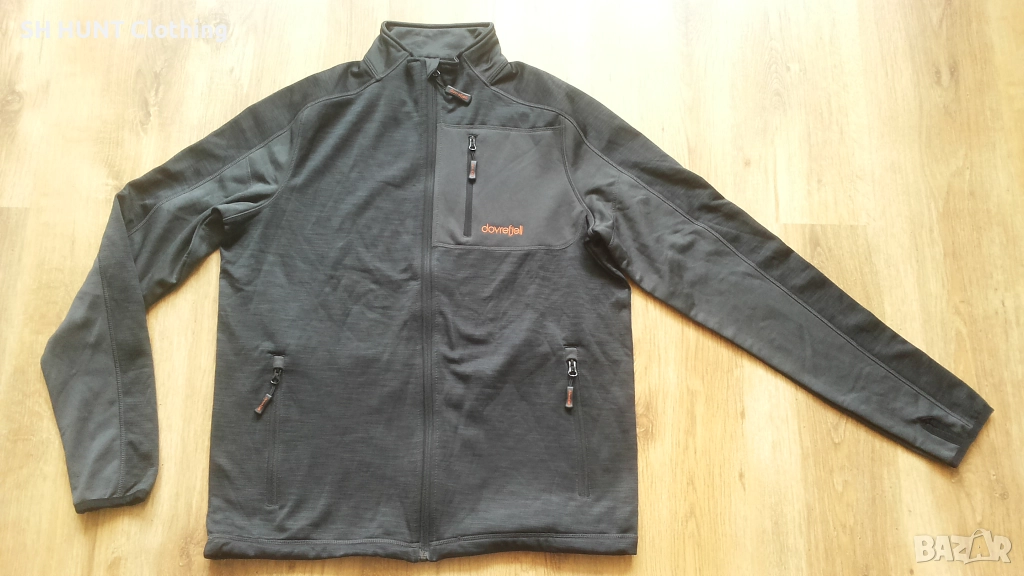 DOVREFJELL BREATHABLE Softshell Fleece Jacket размер L горница дишаща вятърно устойчива - 1496, снимка 1