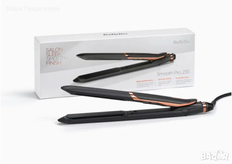 Професионална Преса За Коса Babyliss Smooth Pro 235 Йонизация, снимка 1