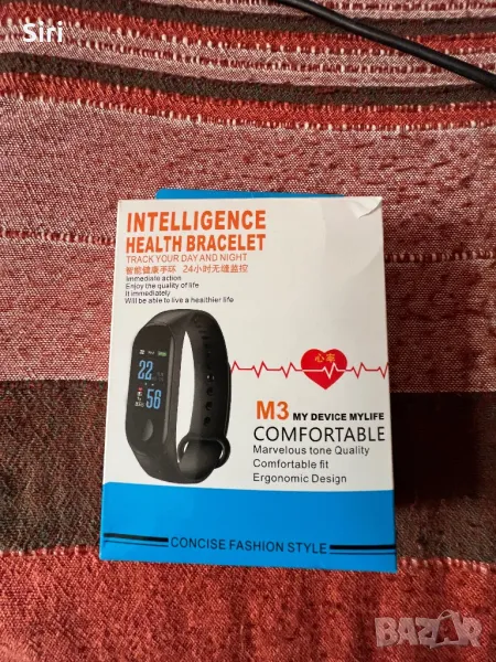 Смарт гривна M3 Intelligence Health Bracelet, снимка 1