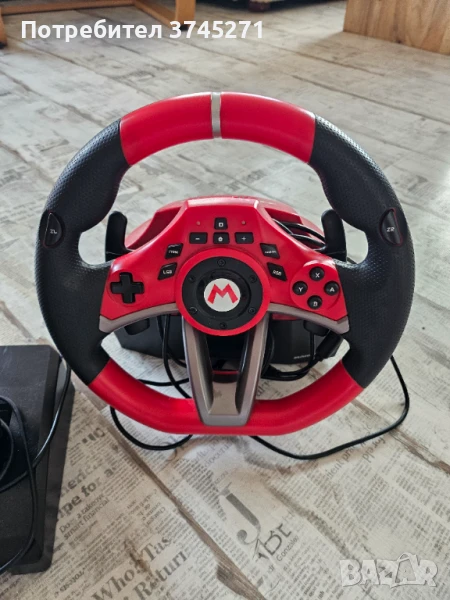 Кормило с педали за Нинтендо, снимка 1