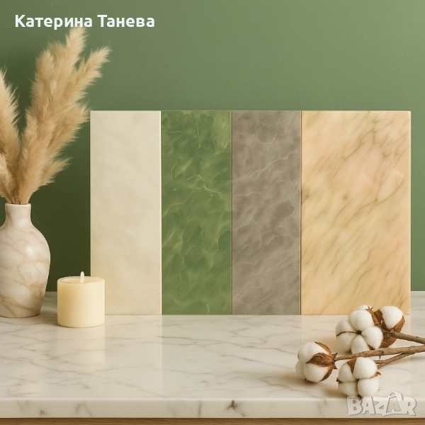 Самозалепващо PVC фолио, лист 30х60см – бързо обновяване без ремонт, снимка 1