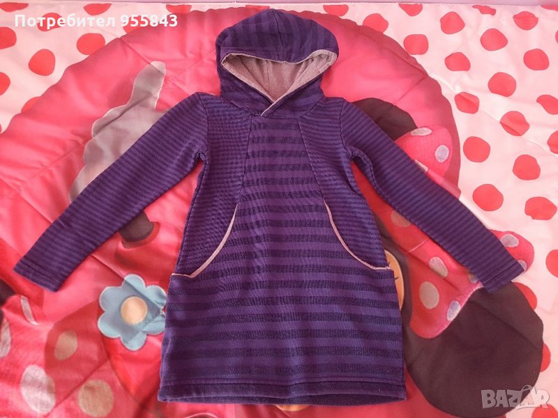 Спортна рокля с качулка, снимка 1