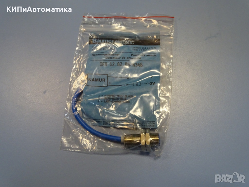 Индуктивен датчик Baumer Electric IFR 10.82.05/K346 proximity switch, снимка 1