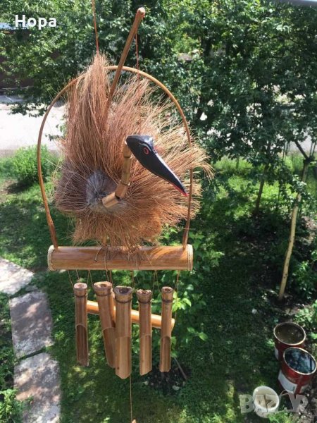 Вятърен звънец от дърво Птица , снимка 1