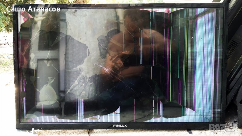 FINLUX 32-FHB-4000 със счупена матрица ,17MB55 ,17IPS62 ,6870C-0442B ,VES315WNDL-2D-N14, снимка 1