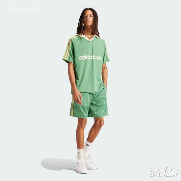 adidas Pinstripe Sprinter Shorts - страхотни мъжки панталони НОВИ С, снимка 1