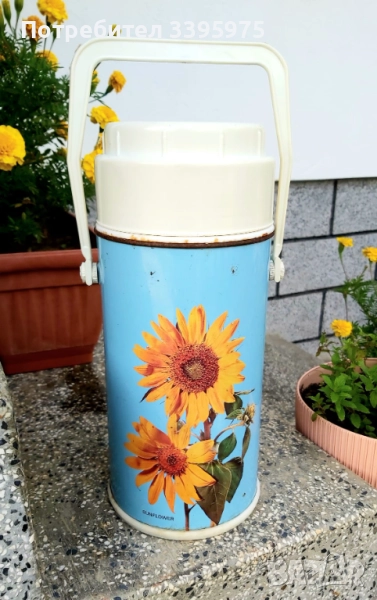 Винтидж ретро термос ”Mettle” (Индия), снимка 1