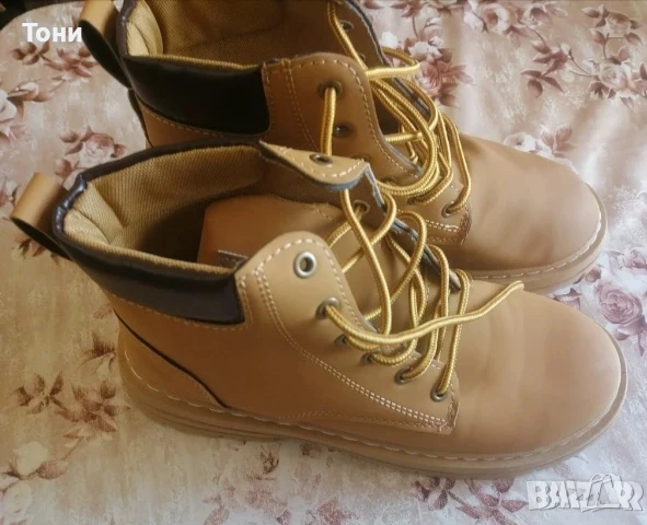 Нови Кожени Мъжки Боти 44, снимка 1