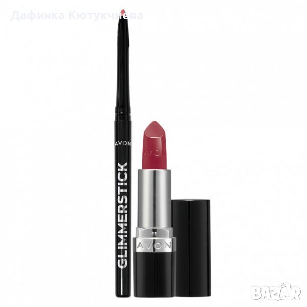 Комплект червило + молив за устни, снимка 1