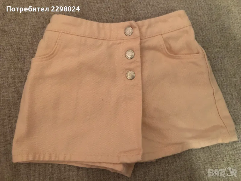 Детска дънкова пола-панталон , снимка 1